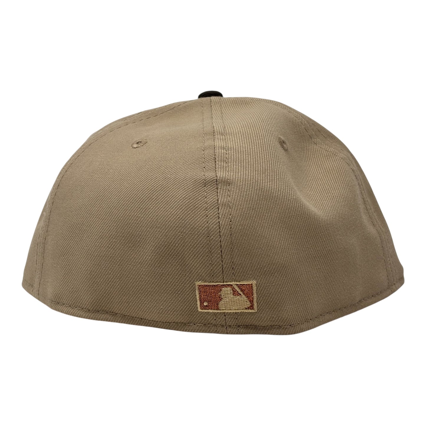 Chicago Cubs Be Alert Foul Ball Logo Green Brim New Era Fitted Hats-Walnut
