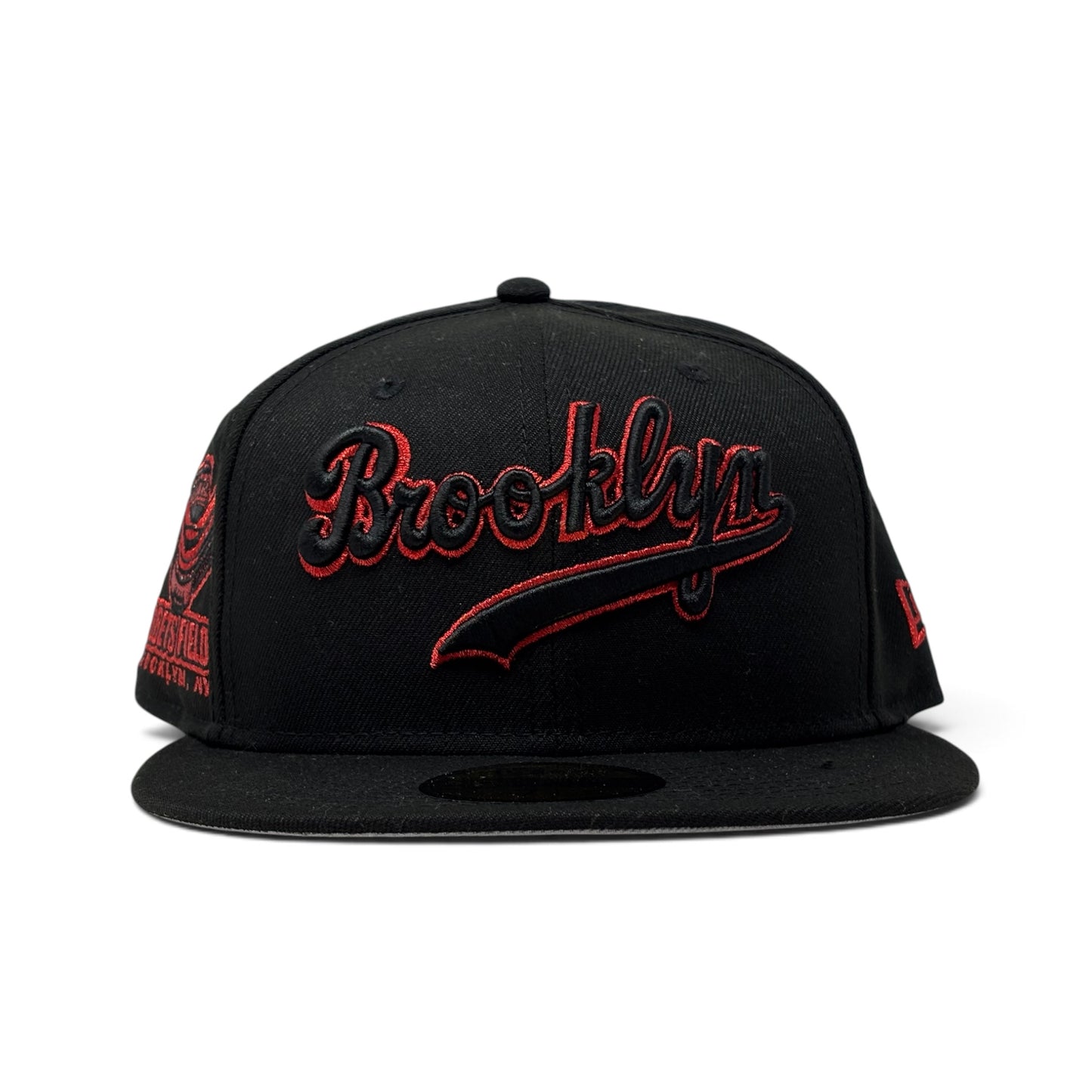 Brooklyn Dodgers Ebbets Field "Cherry Pack" New Era Fitted Hat-Black