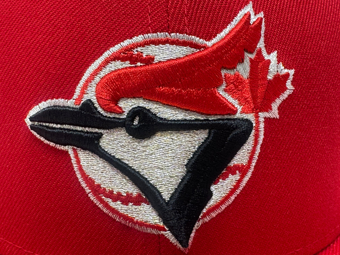 Toronto Blue Jays 1993 World Series Fitted Hats-Red