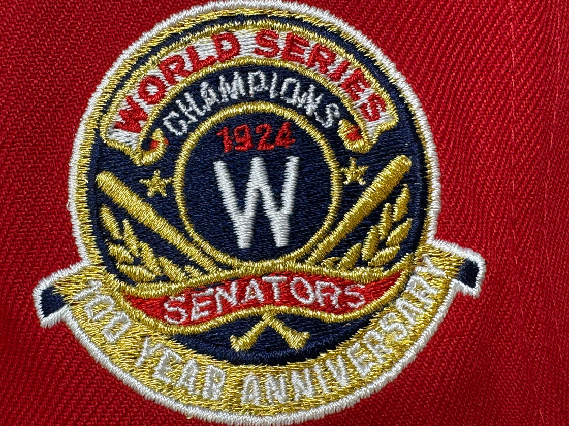 Washington Nationals 1924 World Series Champions Red 59Fifty New Era Fitted Hat