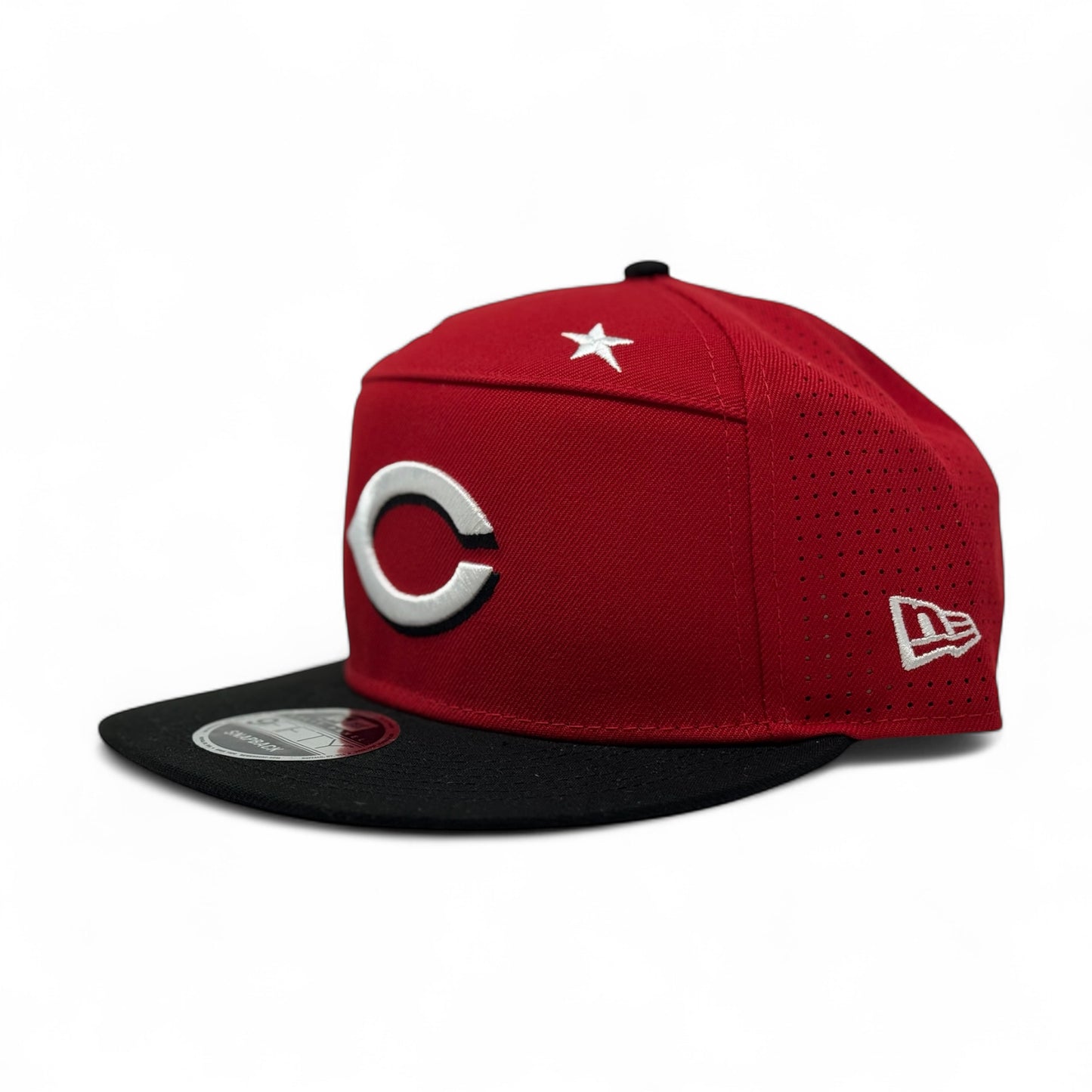 Cincinnati Reds 2025 All Star Game Split Panel on Field Snapback Hats