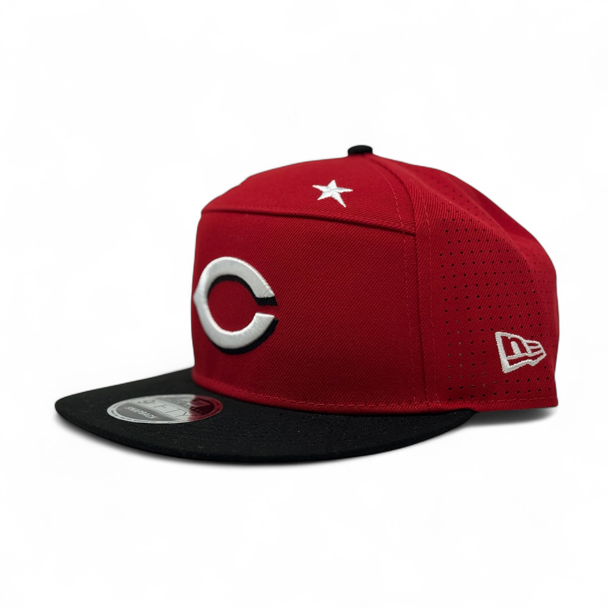 Cincinnati Reds 2025 All Star Game Split Panel on Field Snapback Hats