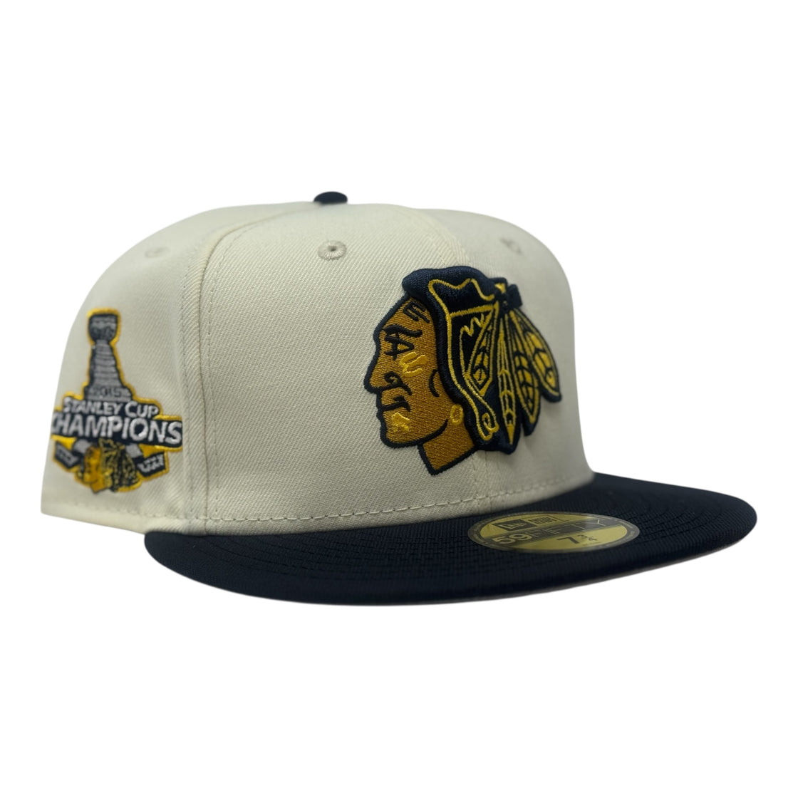 Chicago Blackhawks 2015 Stanley Cup Champions Fitted Hat