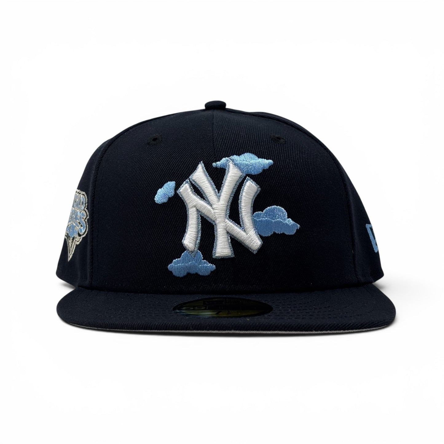 New York Yankees 2009 World Series "Cloud Pack" Fitted Hats-Navy