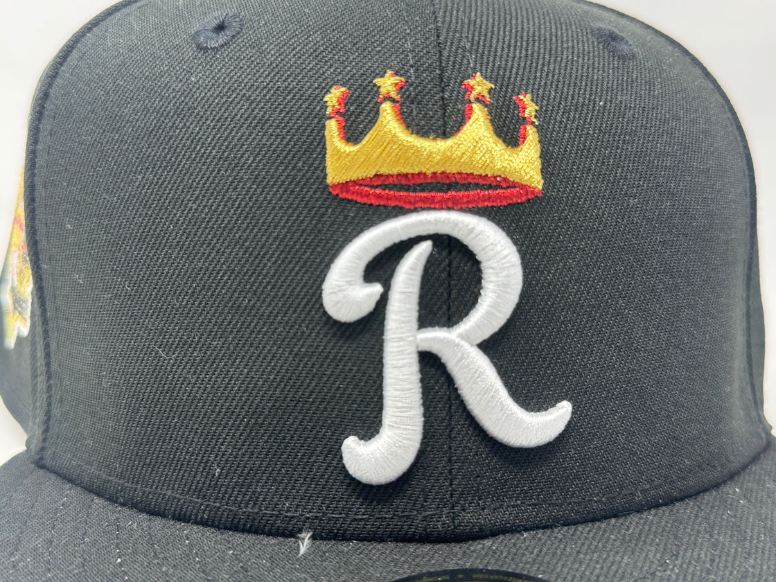 Kansas City Royals 100th Anniversary New Era Fitted Hats-Black Red