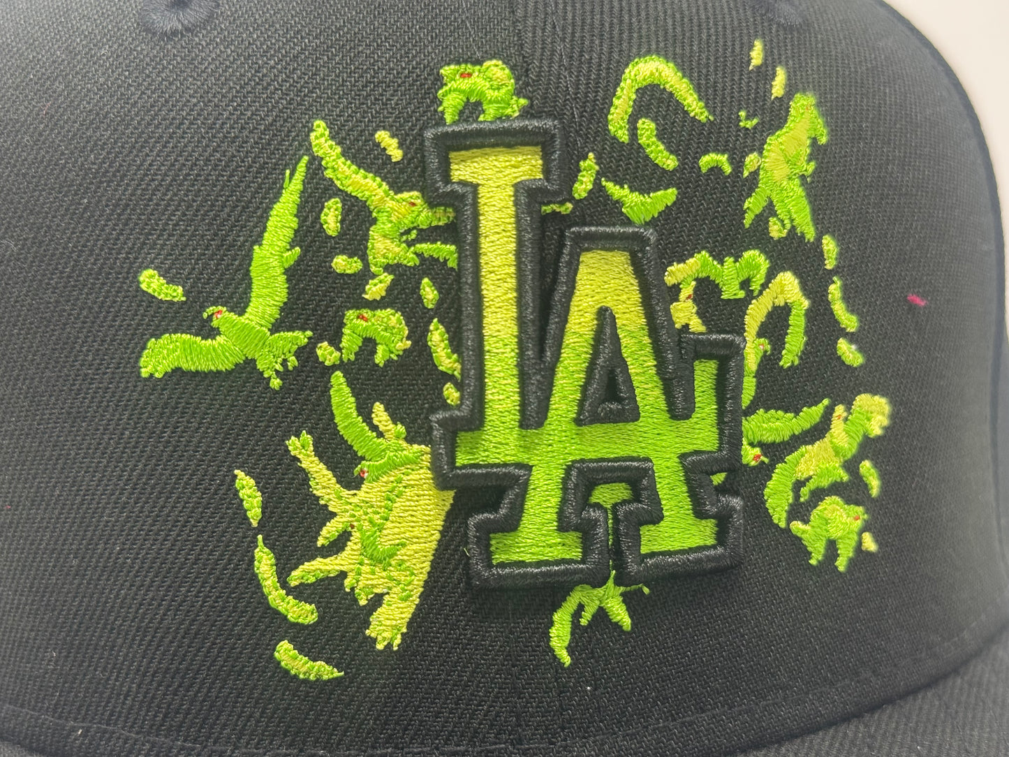 Los Angeles Dodgers "Halloween Pack" Snapback Hats-Black Green