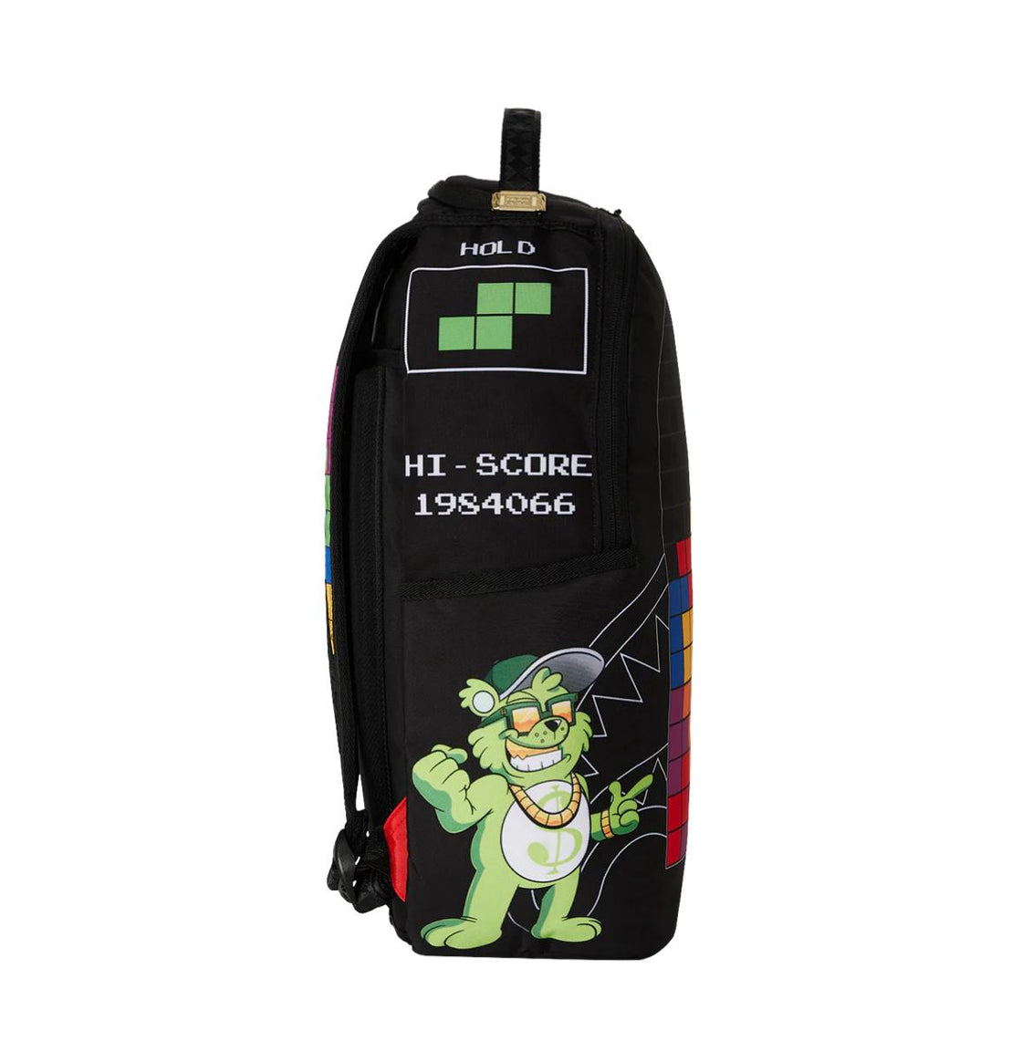 Tetris With Diablo And Money Bear Backpack