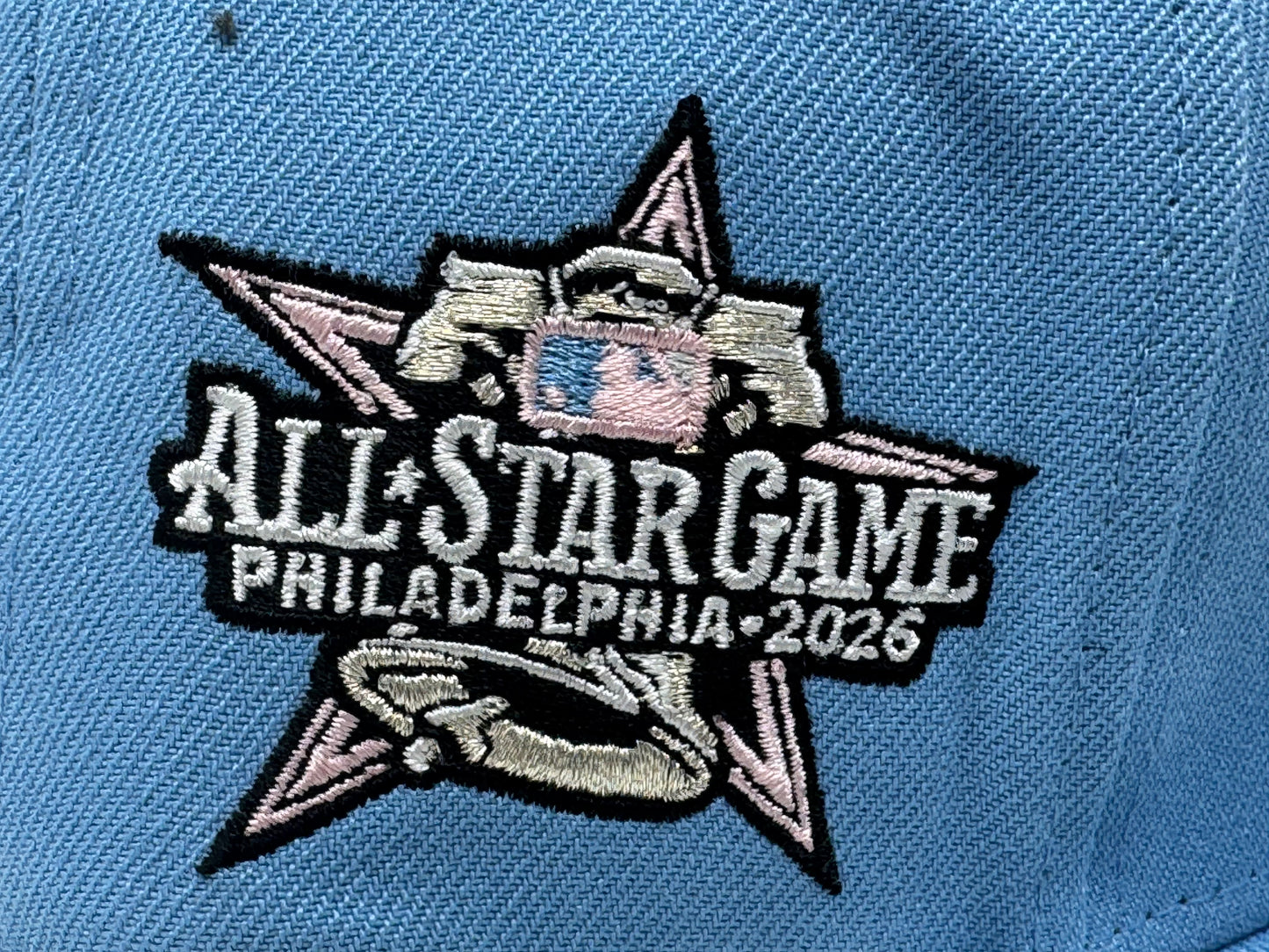 New York Yankees 2026 All Star Game "Star Pack" Pink Brim Fitted Hats-Sky Blue