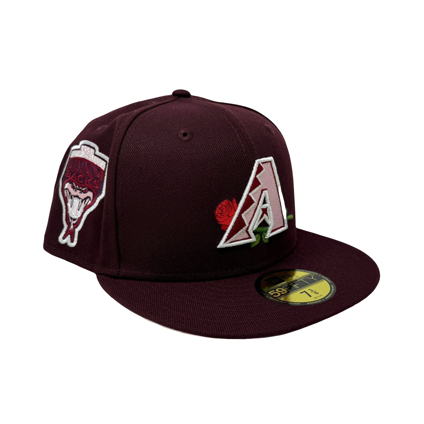 Arizona Diamondbacks 1998 Inaugural Season Valentine's Day Pack Maroon New Era Fitted Hat