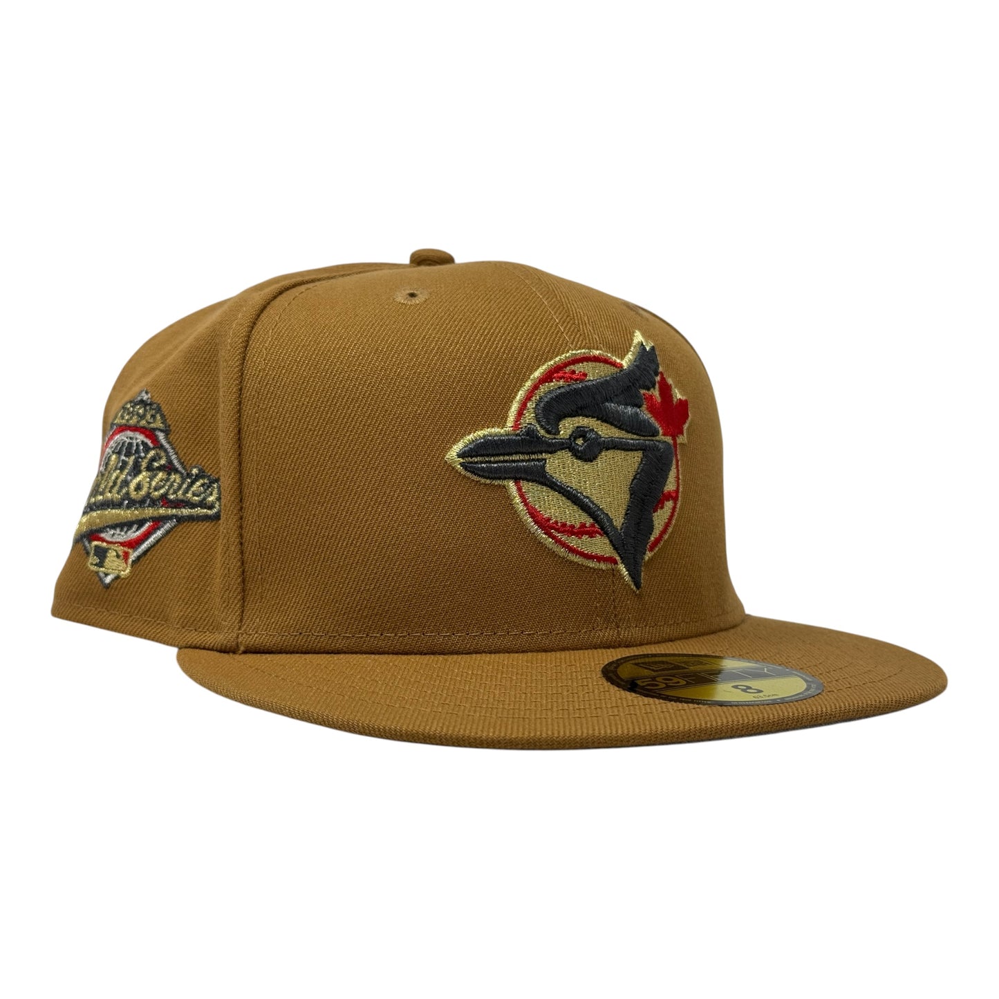 Toronto Blue Jays 1993 World Series Fitted Hats-Panama Tan