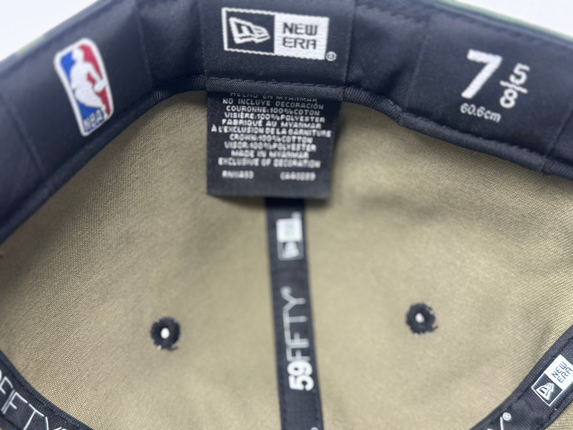 New York Knicks 1946 Established Fitted Hats-Camouflage Orange