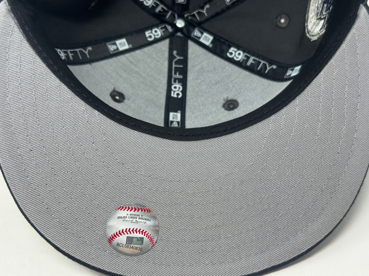Montreal Expos 35th Anniversary Fitted Hats to Match OG Flint 13-Dark Gray Navy