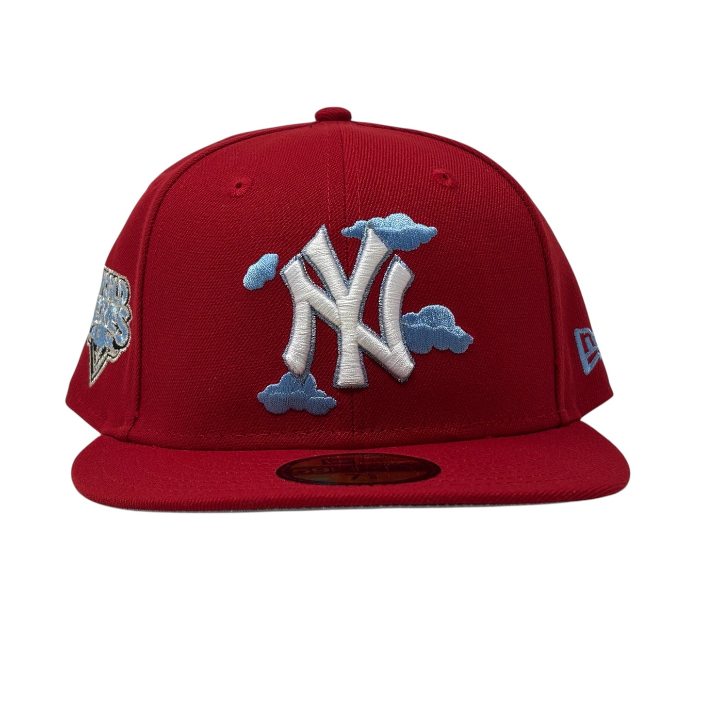 New York Yankees 2009 World Series "Cloud Pack" Fitted Hats-Red
