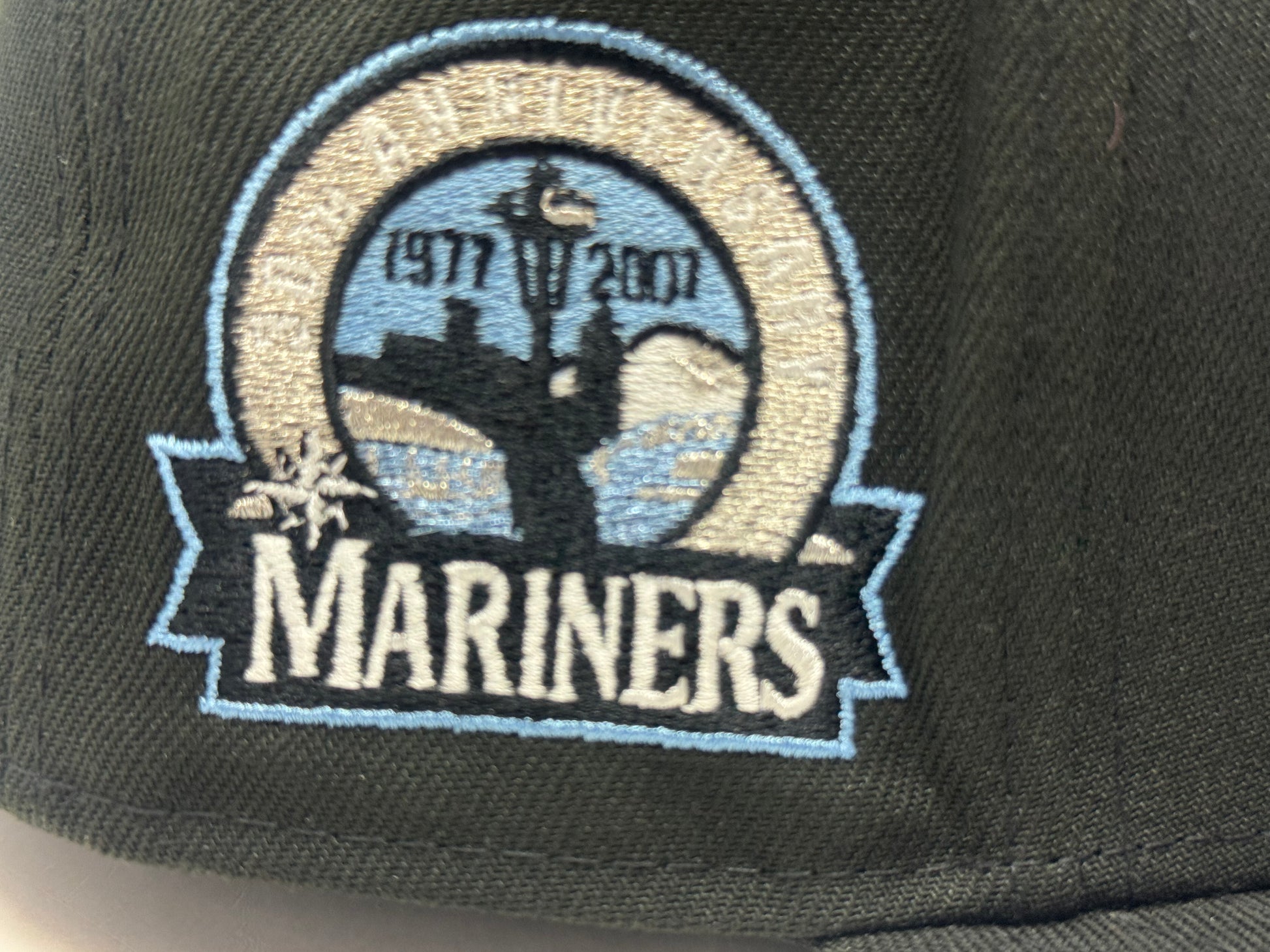 Seattle Mariners 30th Anniversary Fitted Hats-Black