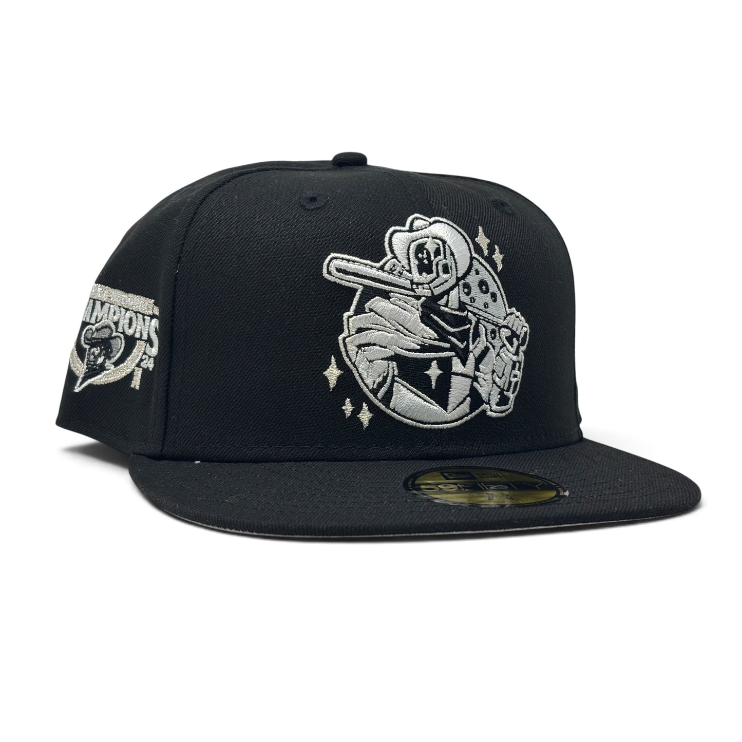 Houston Sugar Land Space Cowboys Triple A National Champions Fitted-Black