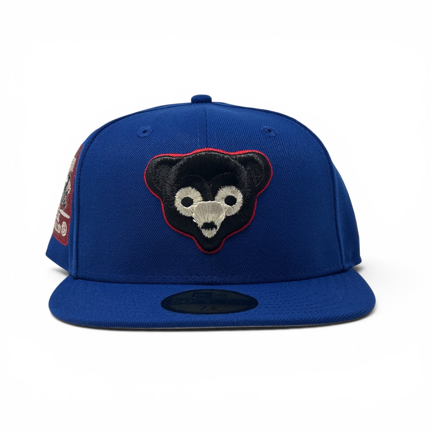 Chicago Cubs Be Alert Foul Ball Logo New Era Fitted Hats-Royal