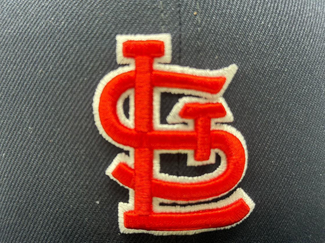 St. Louis Cardinals 1967 World Series  Gray Brim New Era Fitted Hat- Navy