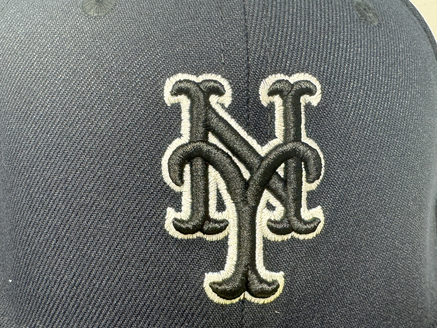 New York Mets 25th Anniversary Navy Blue 59Fifty New Era Fitted Hat to Match Jordan 1 "Armory Navy"