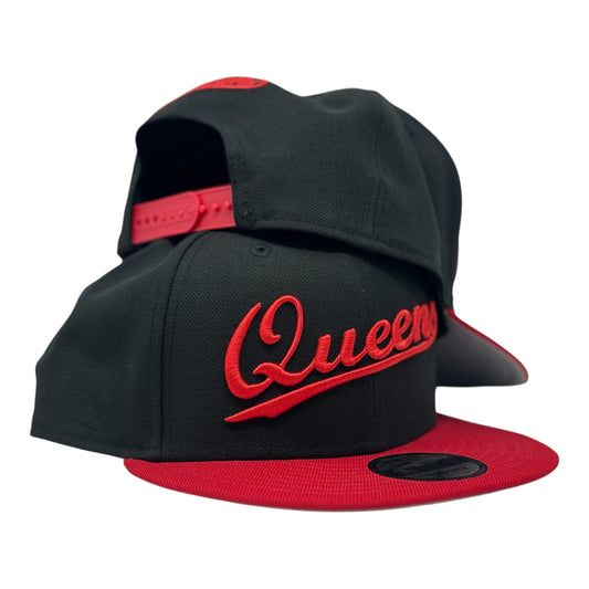 Queens New York 9Fifty New Era Snapback Hat-Black Red