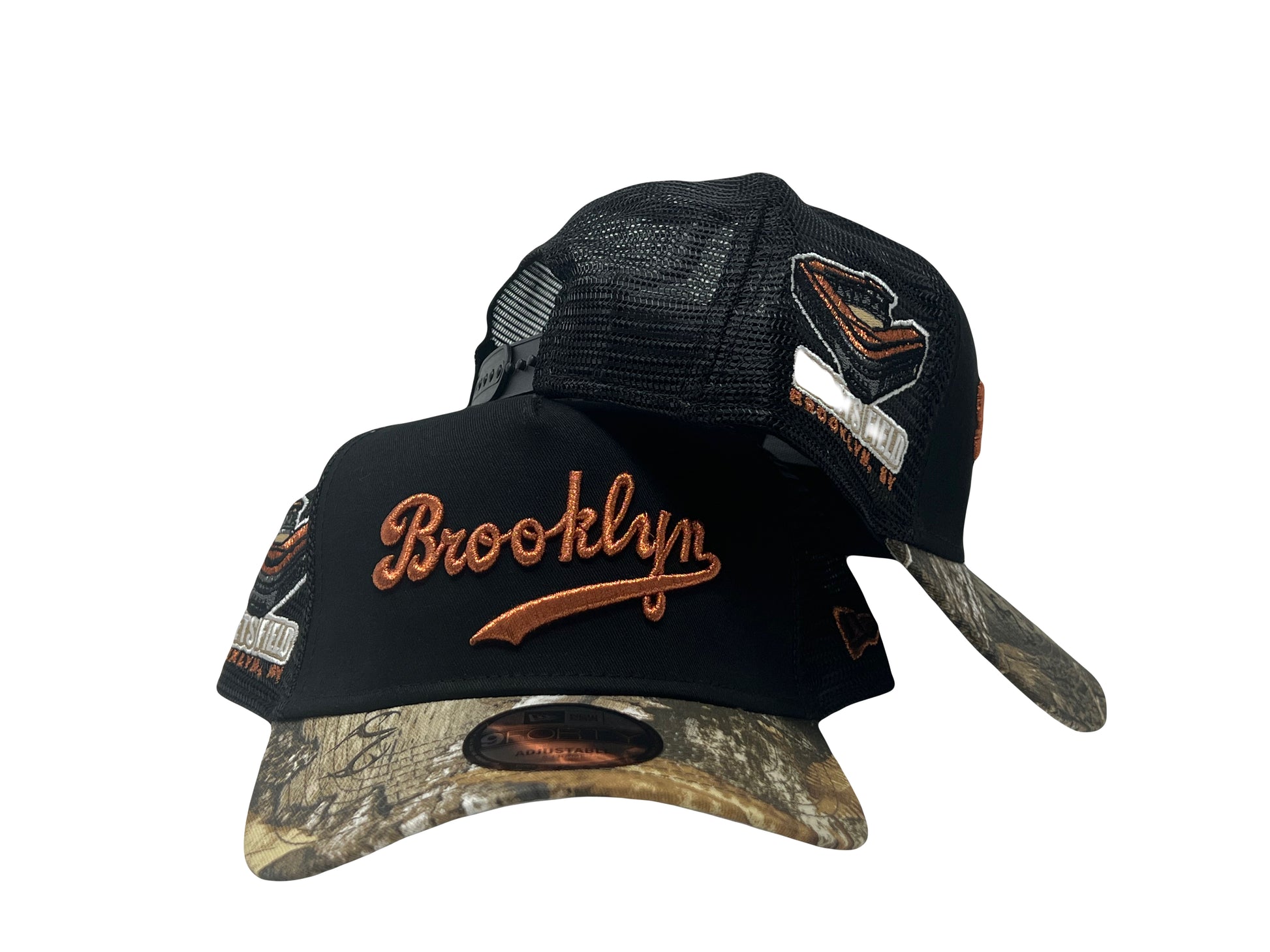 New Era 9Forty A-Frame Brooklyn Dodgers Ebbets Field Trucker Snapback Hat