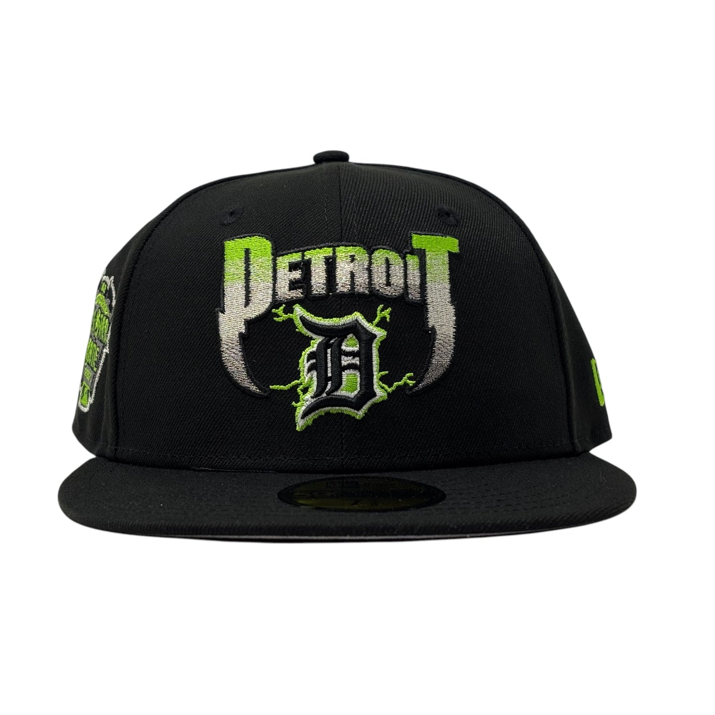Detroit Tigers 2005 All Star Game "Metallic Pack" New Era Fitted Hat-Black Lime