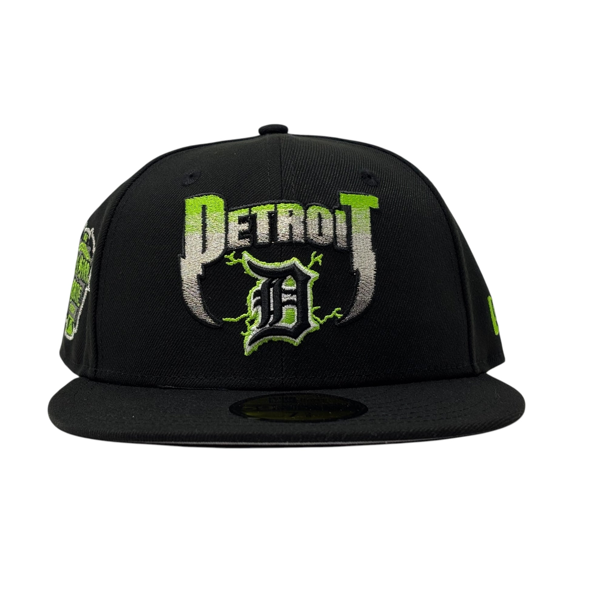 Detroit Tigers 2005 All Star Game "Metallic Pack" New Era Fitted Hat-Black Lime