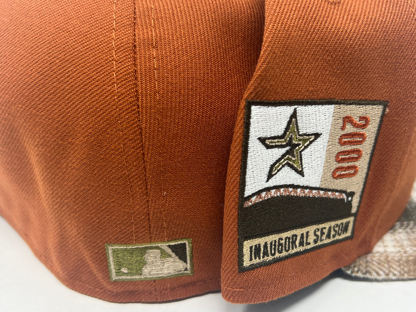 Houston Astros 2010 Inaugural Season Flannel Plaid Visor New Era Fitted Hat