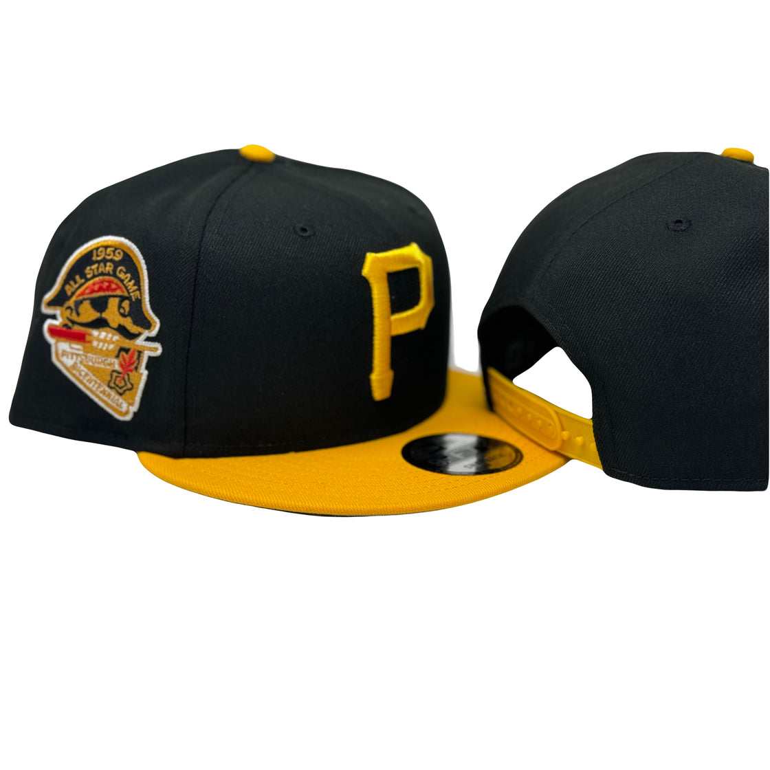Pittsburgh Pirates 1959 All Star Game Black 9Fifty New Era Snapback Hat