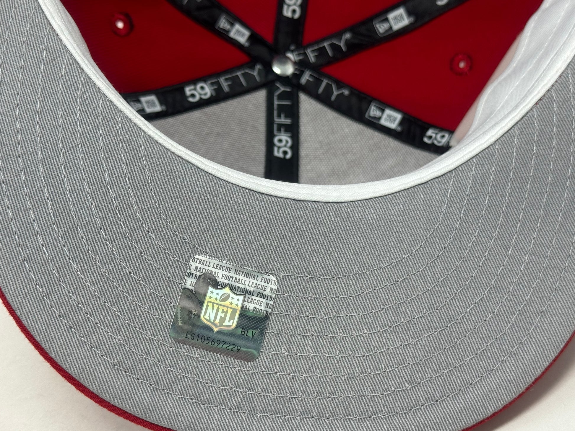 Red New York Giants Super Bowl XLVI 59Fifty Fitted Hat-Red
