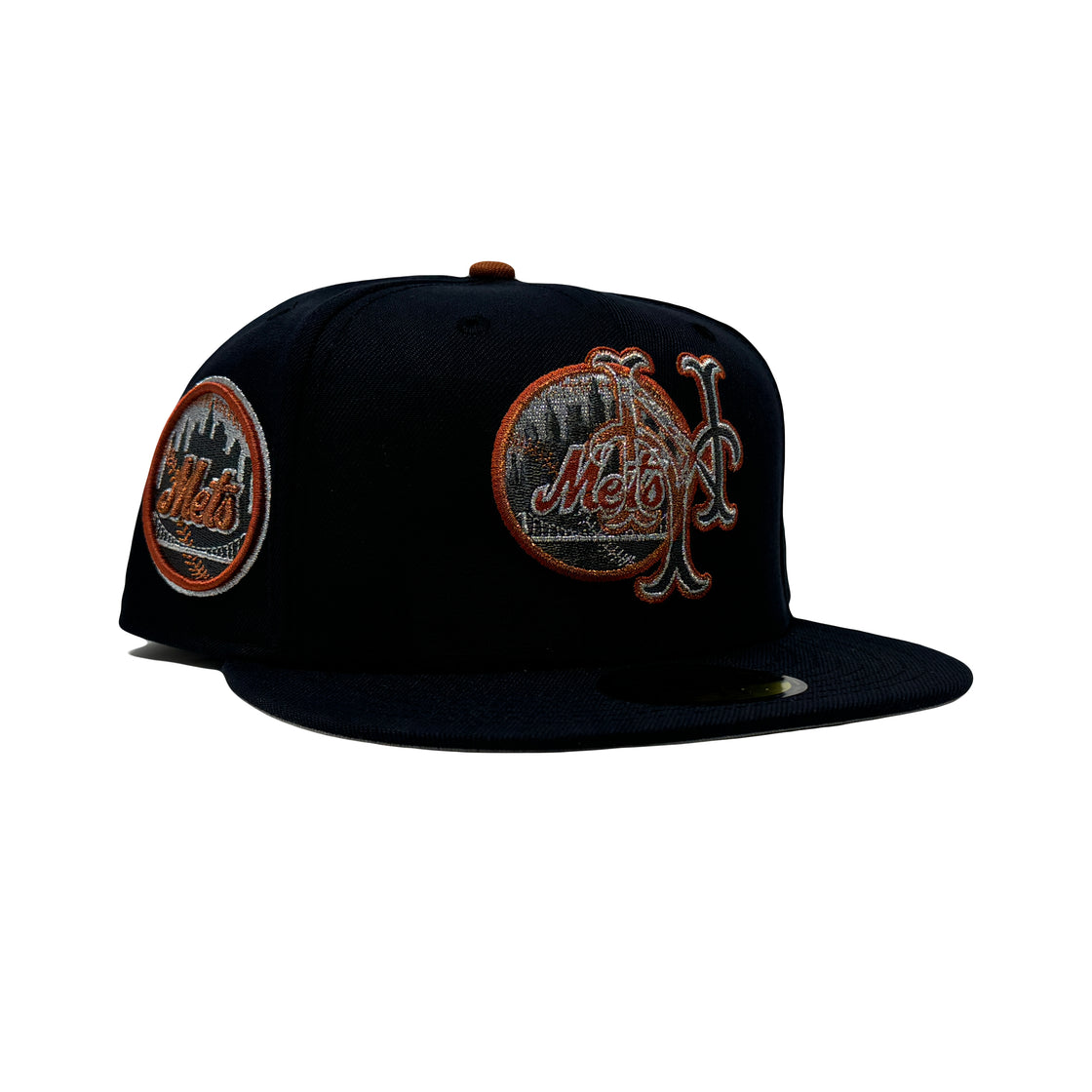 New York Mets Split Logo 59Fifty New Era Fitted Hat