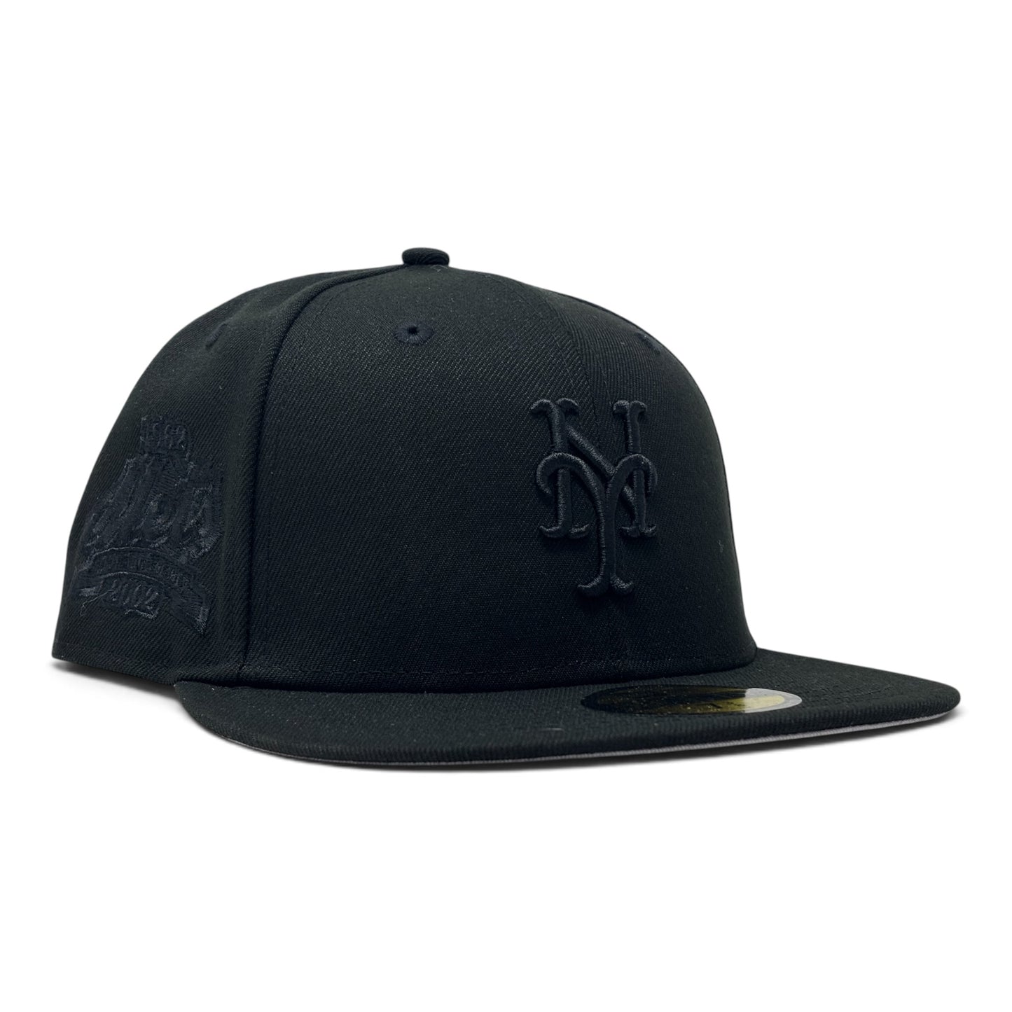 New York Mets 40TH Anniversary Tomal Black New Era Fitted Hats