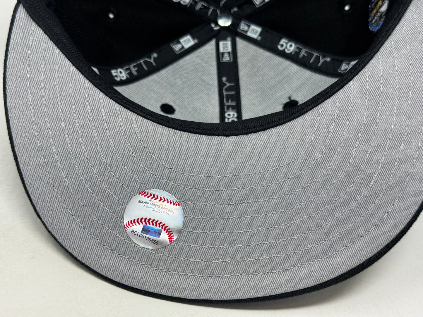 New York Yankees 1962 World Series Paisley Fitted Hat-Black Royal