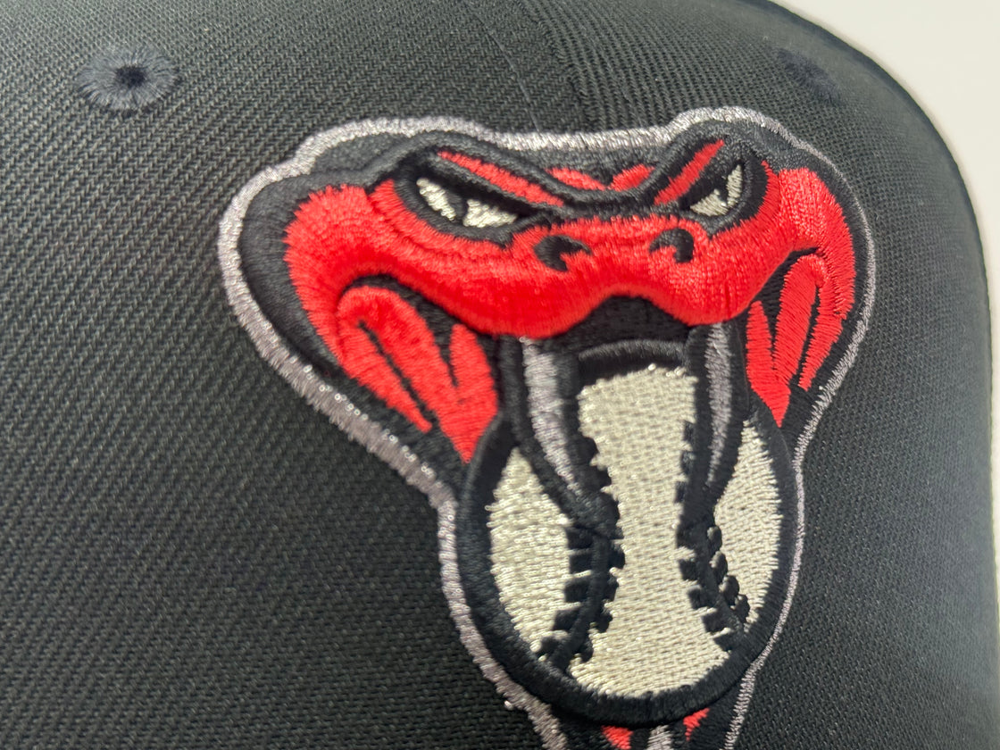Arizona Diamondbacks 1998 Inaugural Season Black Lava red Fitted