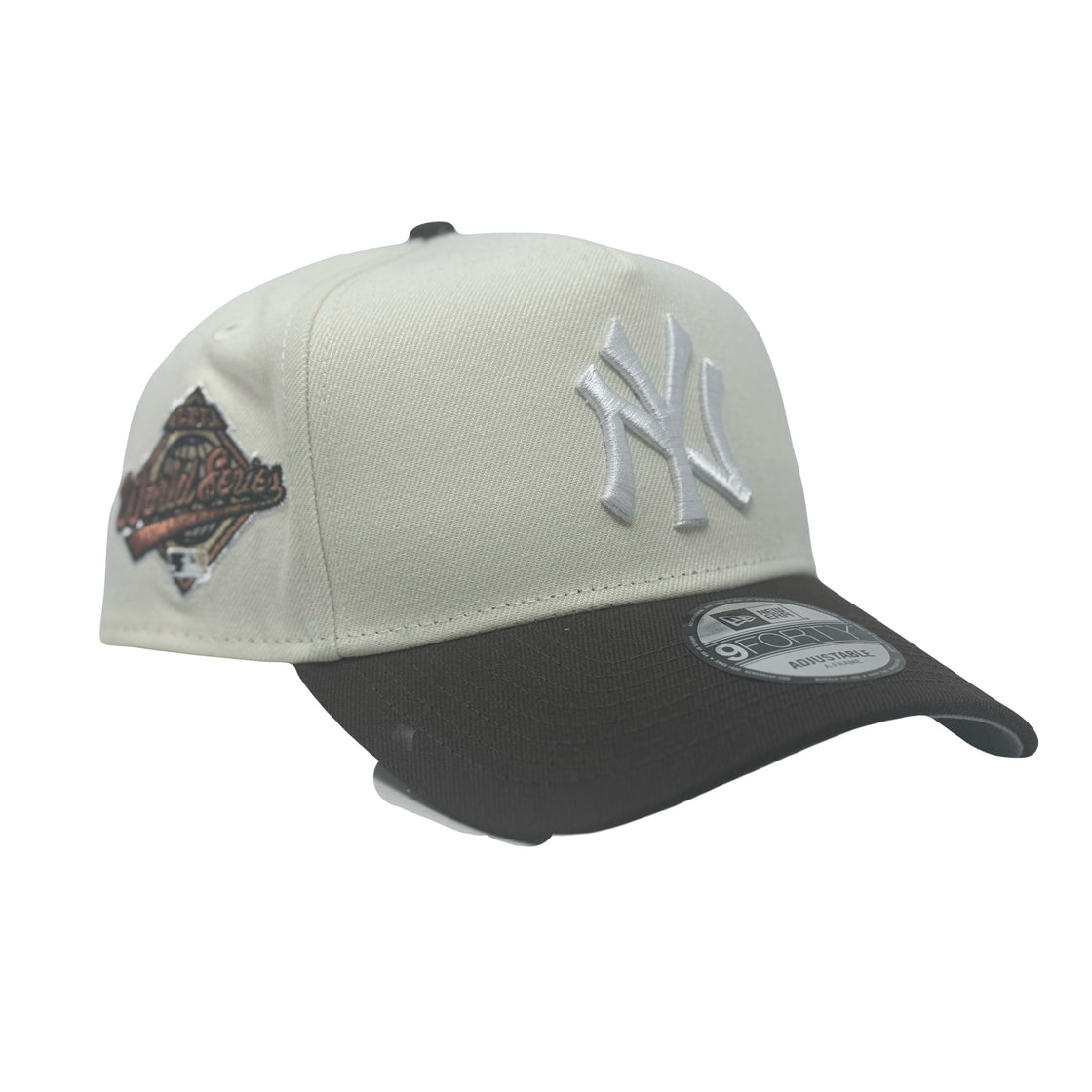 New York Yankees 1999 World Series Off White Brown 9Forty A-Frame Hats