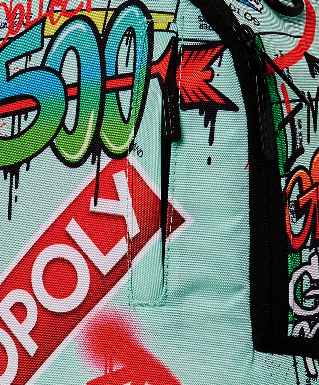 Sprayground Monopoly Do Not Pass Go DLXSR Backpack