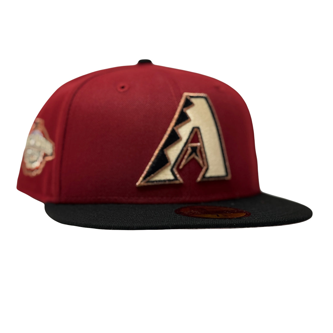 Arizona Diamondbacks 2001 World Series Pink Brim Fitted Hat