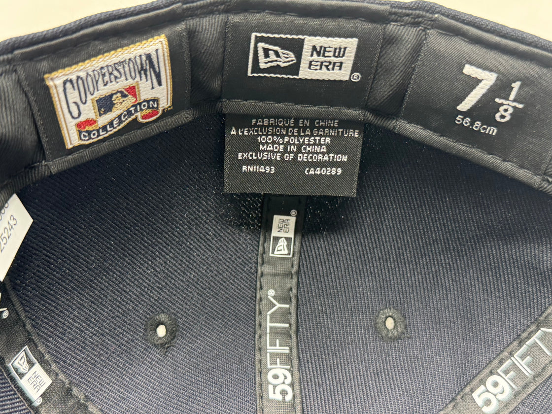 New York Yankees 1999 World Series Icy Brim Fitted Hat-Navy