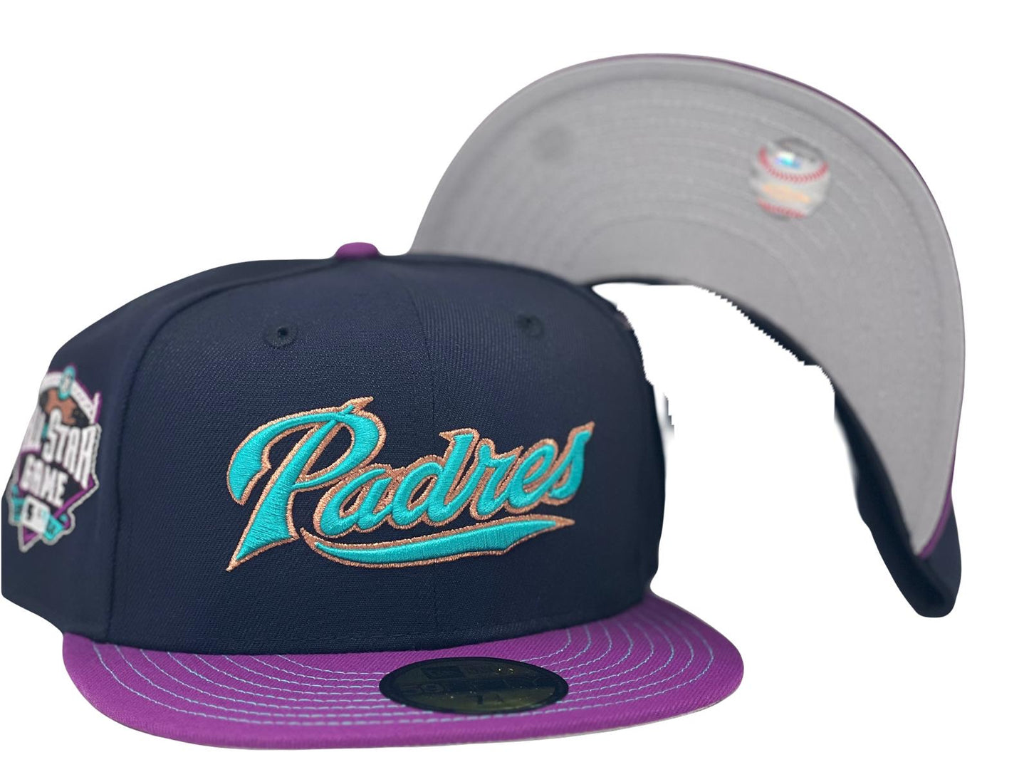 San Diego Padres 2016 All Star Game "Stitch Visor" 5950 New Era Fitted Hat