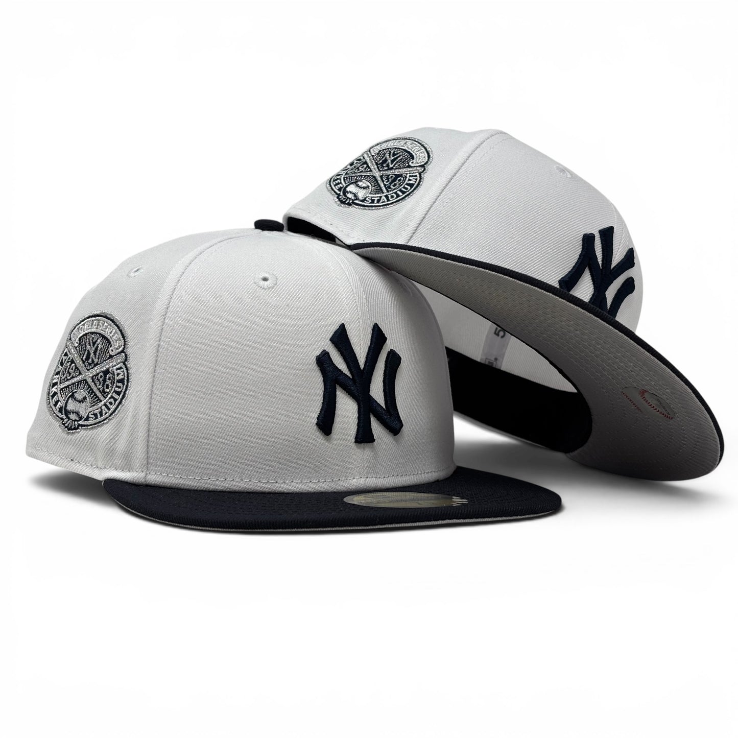 New York Yankees 1938 World Series Fitted Hat-White Navy