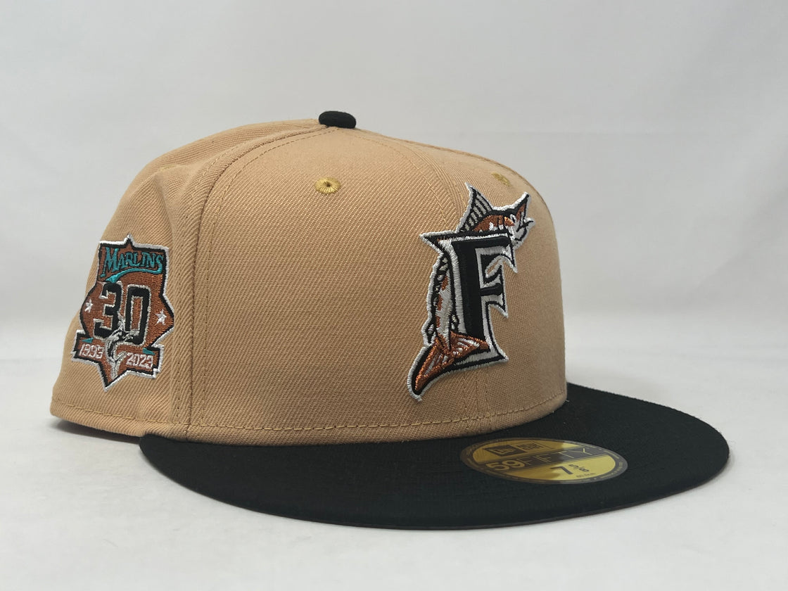 Blush Color Florida Marlins 30th Anniversary New Era Fitted Hat