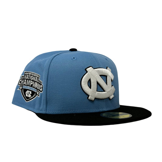 North Carolina Tar Heels 2012 National Champions Sky Blue Black 59FIFTY New Era Fitted Hat