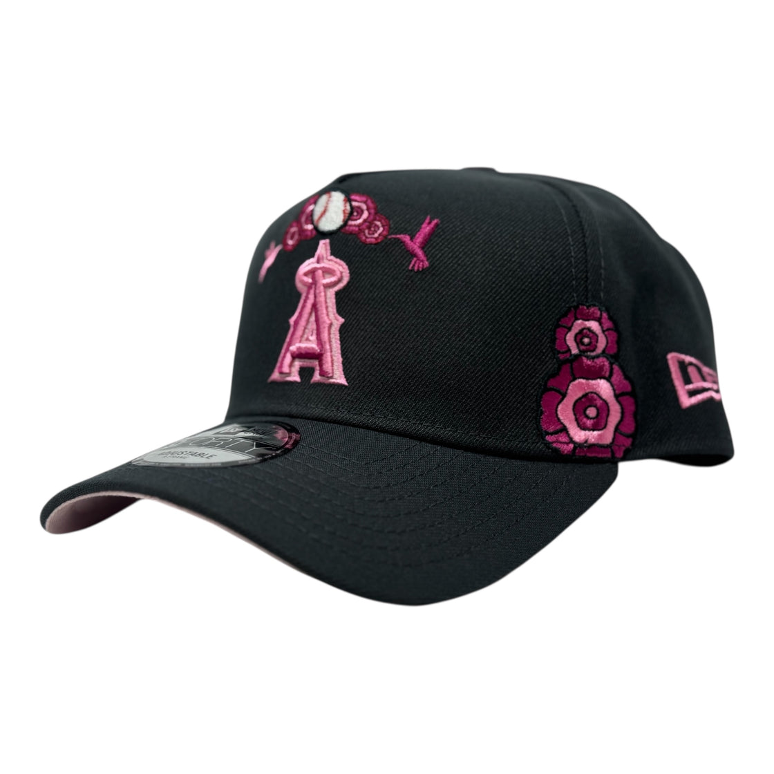 Los Angeles Angel Day of the Dead Graphite 9FORTY A-Frame Snapback