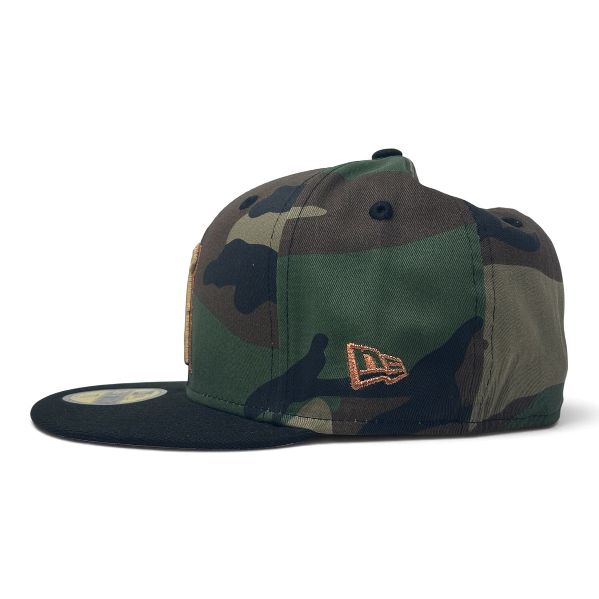 Los Angeles Angels 50th Anniversary Camouflage/Black New Era Fitted Hat