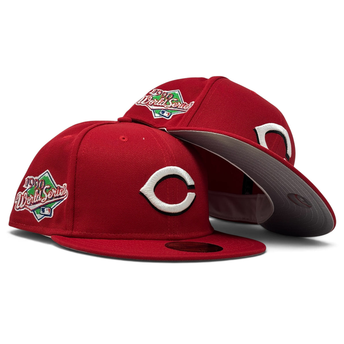 Cincinnati Reds 1990 World on Field 59Fifty New Era Fitted Hats-Red