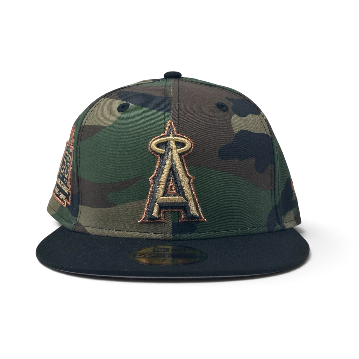 Los Angeles Angels 50th Anniversary Camouflage/Black New Era Fitted Hat