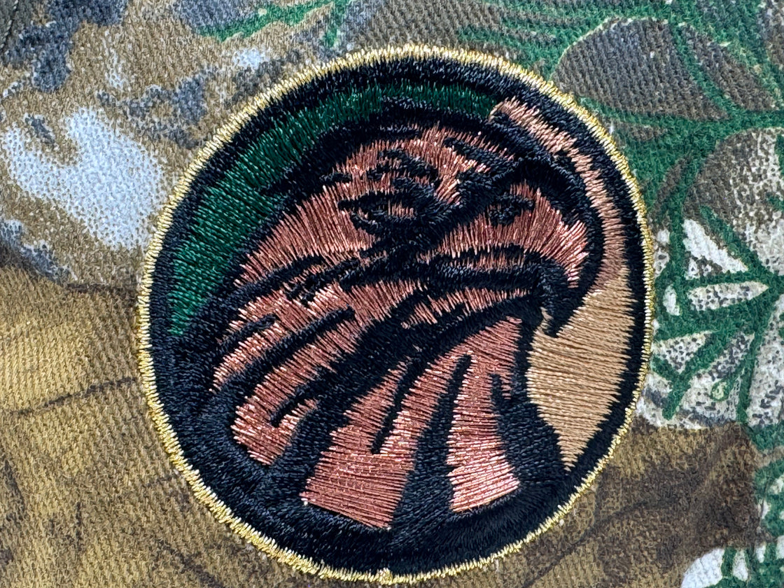 New Era Aztec Skull Warrior Real Tree 59Fifty Fitted Hat