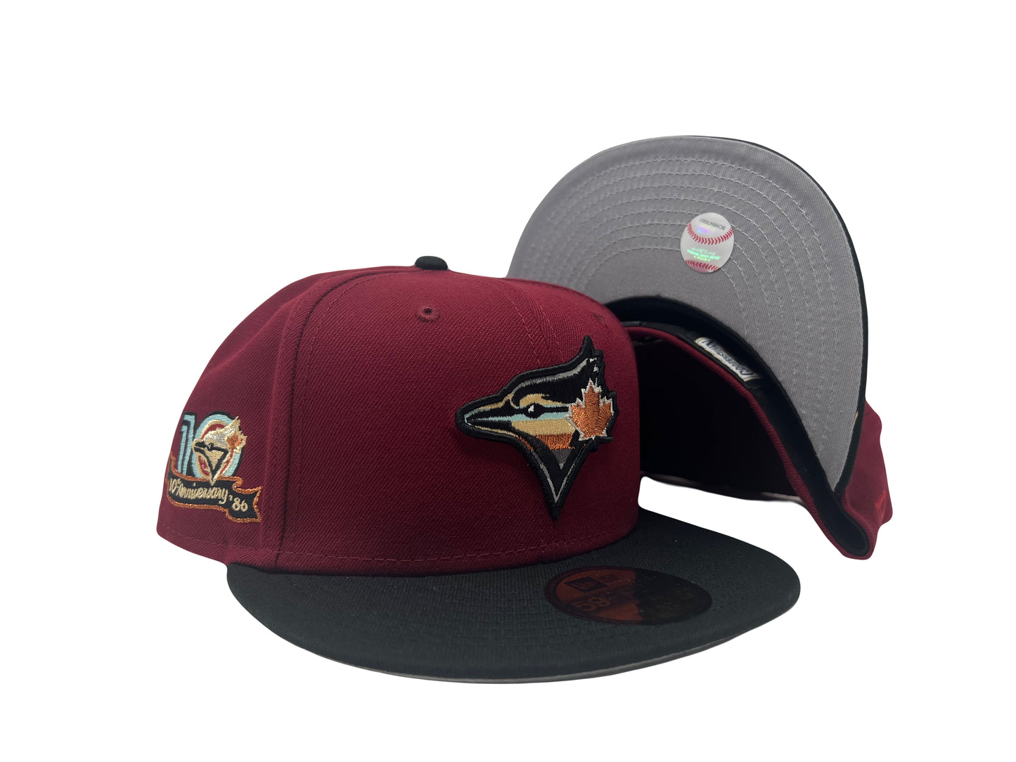 Russet Black Toronto Blue Jays 10th Anniversary New Era Fitted Hat