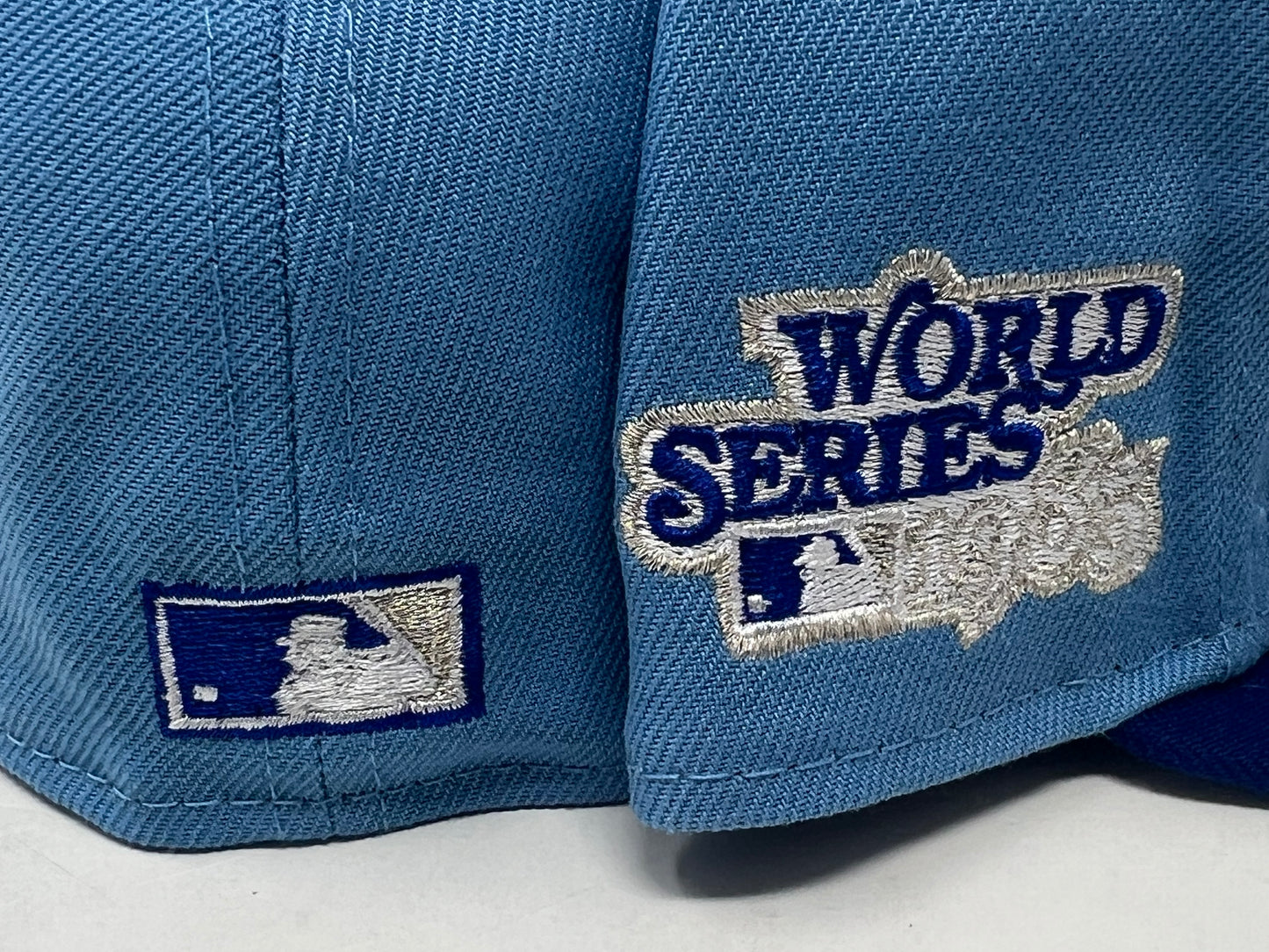 Kansas City Royals 1986 World Series Sky New Era Fitted Hat