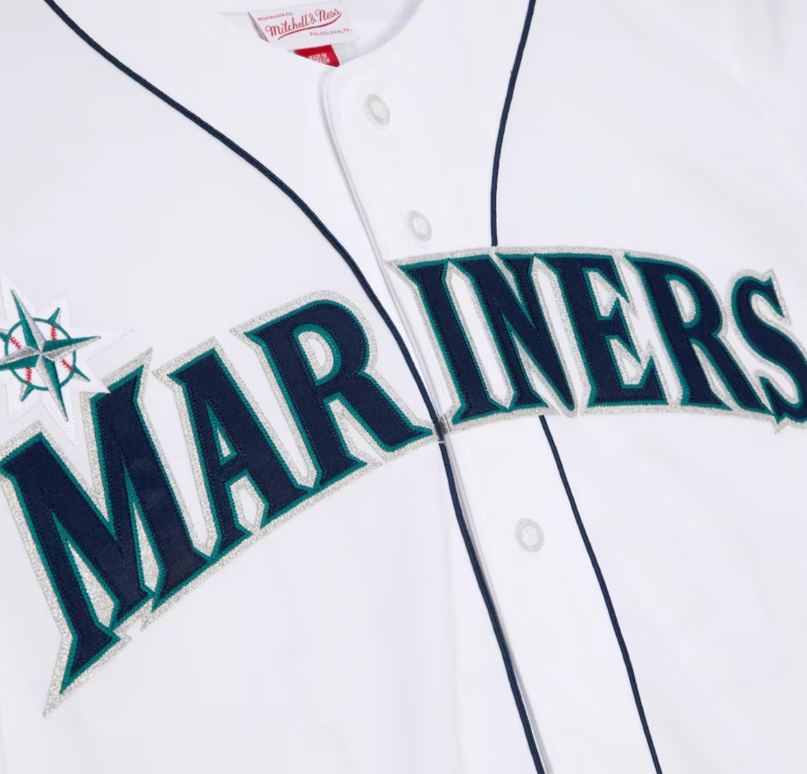 Men's Ken Griffey Jr. White Seattle Mariners 1997 Authentic Jersey