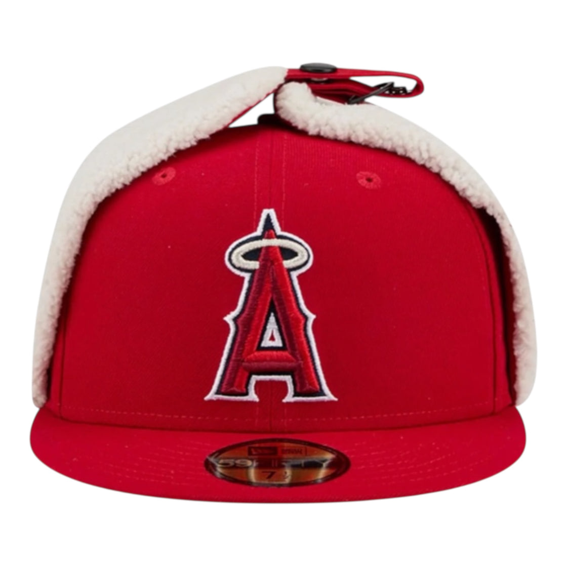 LA Angels MLB Classic Red Dogear 59FIFTY Fitted Cap